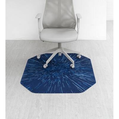Jani Gaming Chair Mat - Anti-Slip Ergonomic Rug and Chairmat Combo for Home Office, Hard Floor Protector with Smooth Glide