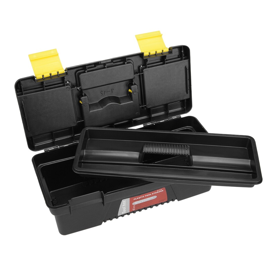 Shop 12 Inch Tool Box With Tray And Organizers Includes Three