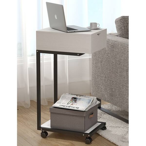 Shop Modern Sofa Side Table Laptop Table Mobile C Shaped Table