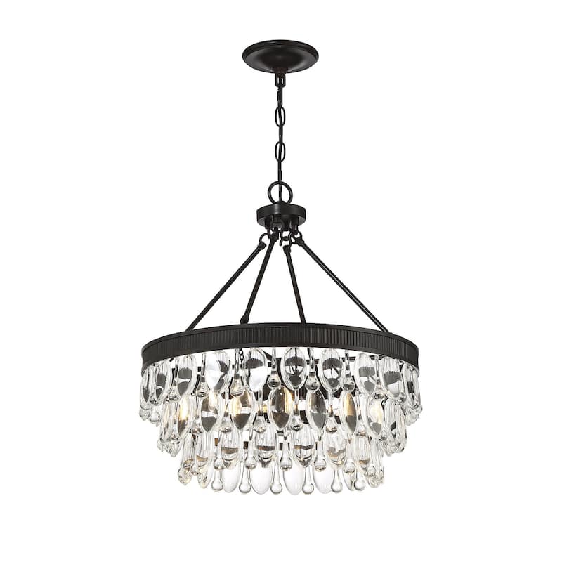 Savoy House Windham 4 Light 20" Wide Crystal Chandelier