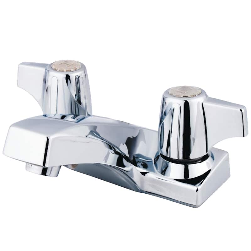 Kingston Brass Columbia 1.2 GPM Centerset Bathroom Faucet with Metal - Polished Chrome