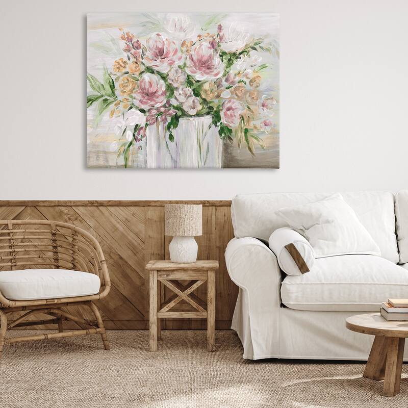 Stupell Country Style Floral Assortment Canvas Wall Art Design By Kristen Brockmon