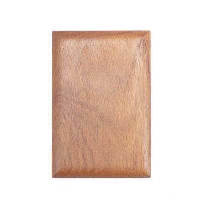 Teak Blank Cover, Cover Plate - Outlet Cover