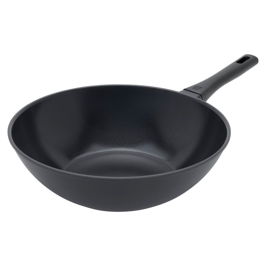 ZWILLING Madura Plus Ceramic 12-inch Aluminum Stir Fry Pan Ceramic Nonstick - Black