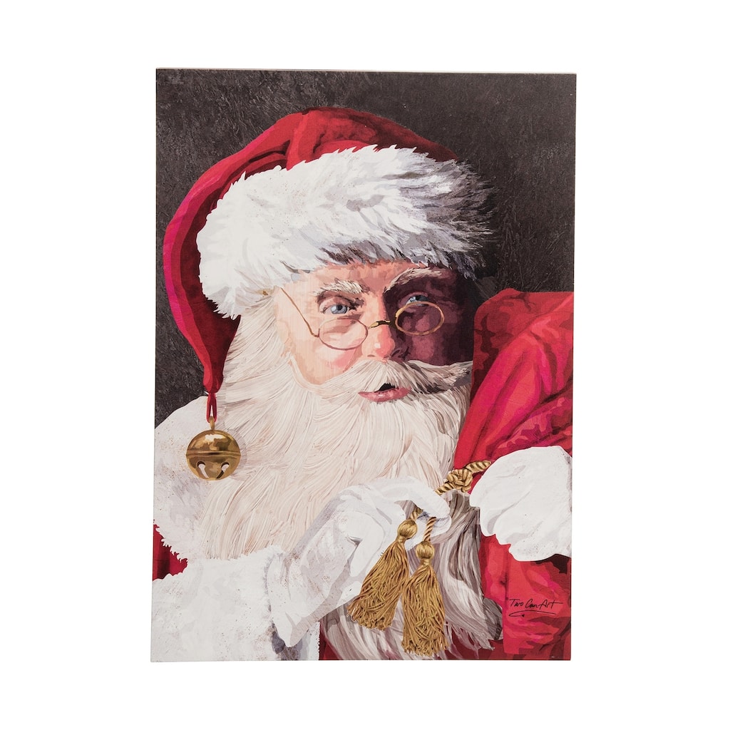 11.02" x 15.74" Santa Wall Art