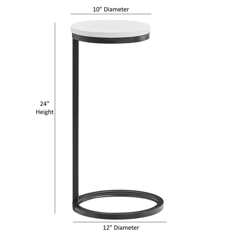 Cerro Round Metal Accent Table