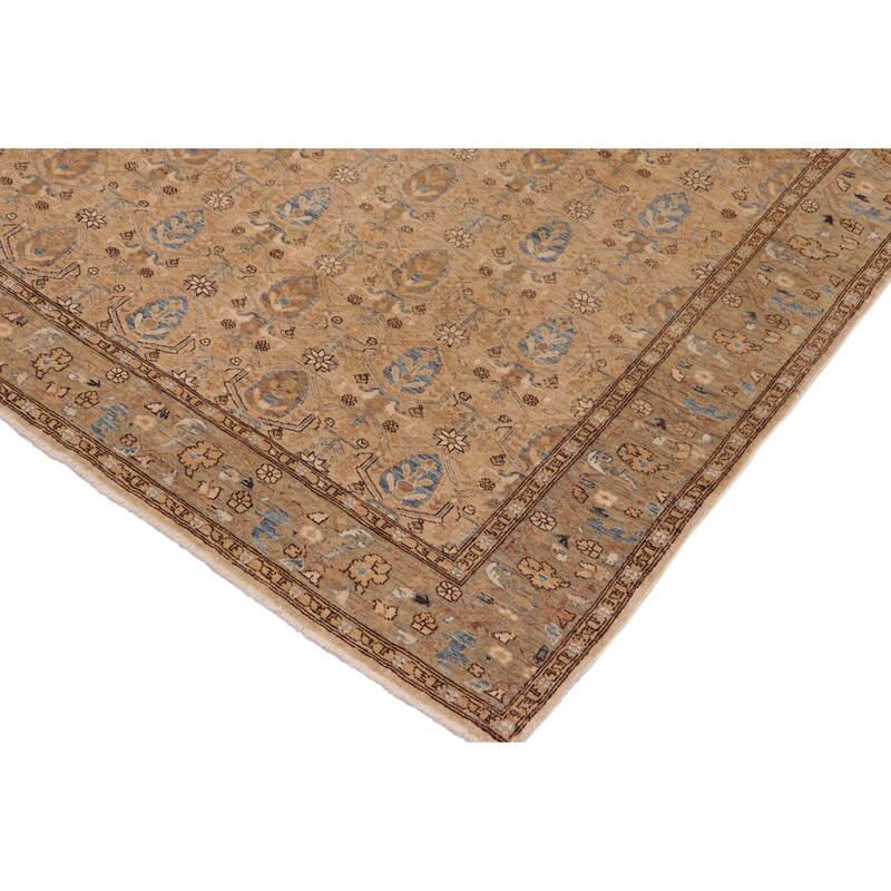 Vintage Herati Bidjar Hand Knotted Wool Rug