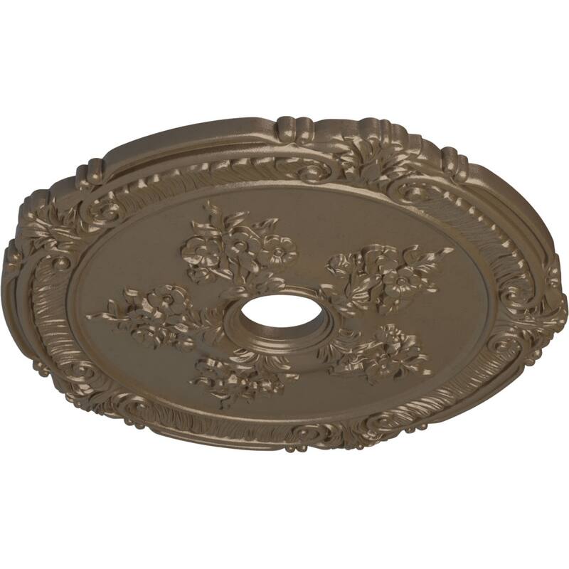 26"OD x 3 3/4"ID x 1 1/2"P Attica with Rose Ceiling Medallion
