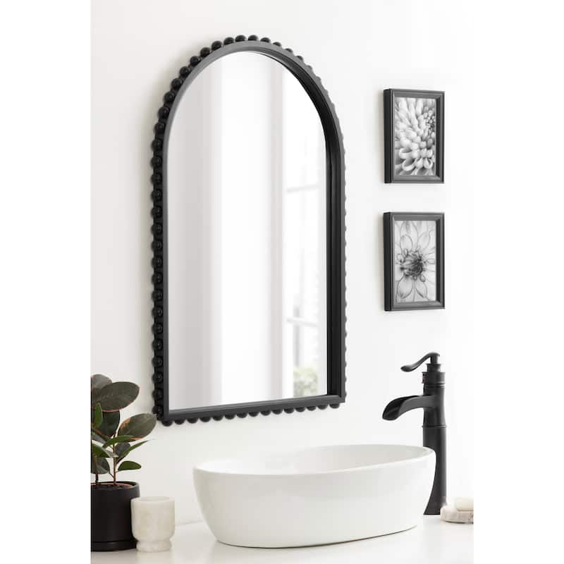 Kate and Laurel Beadbrook Arched Wall Mirror