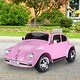 preview thumbnail 7 of 7, Volkswagen Kids Electric Ride-On Car with Remote, MP3 Support & LED Headlights - Pink