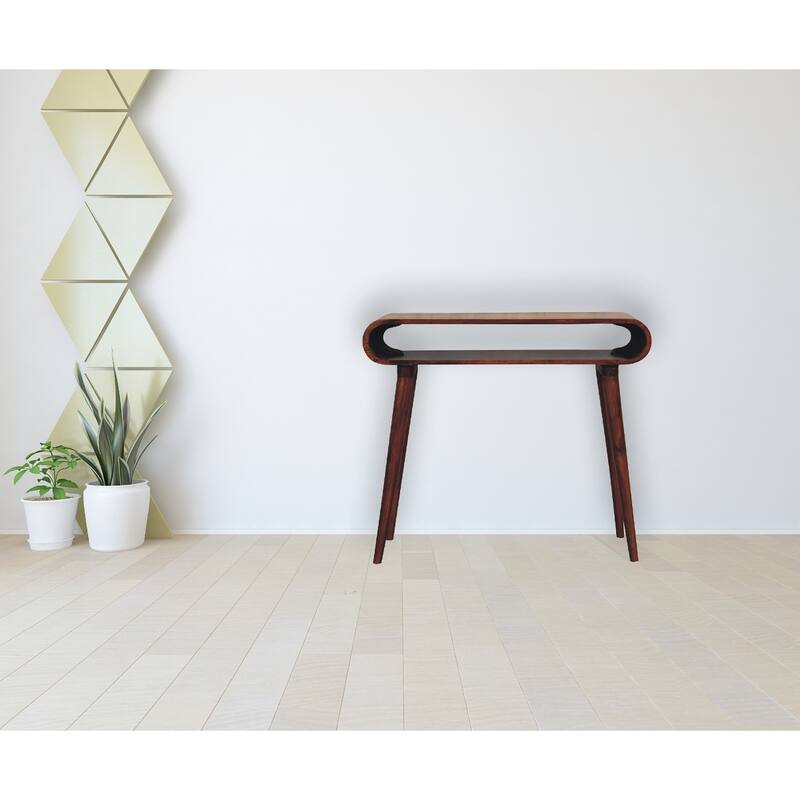 Modern Style Console Table Wood Table Top,Leisure Coffee Table With Storage Space