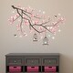preview thumbnail 2 of 3, Walplus Pink Cherry Blossom Tree Wall Sticker Wall Art Nursery Decor