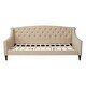 preview thumbnail 90 of 103, Silver Orchid Performance Fabric Heston Upholstered Tufted Sofa Bed