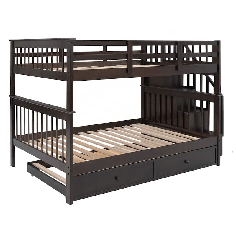 Versatile and Sturdy Bunk Bed with Extra Storage and Safety Features