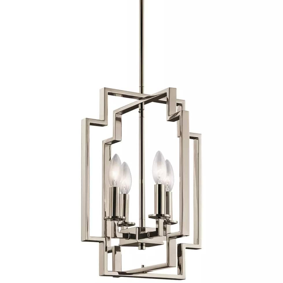 Kichler Downtown Deco 4 Light 12" Wide Taper Candle Pendant