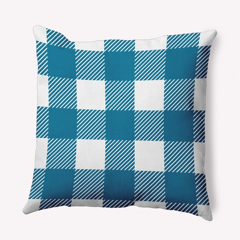 Buffalo Plaid Accent Pillow - Unreal Teal - 16" x 16"
