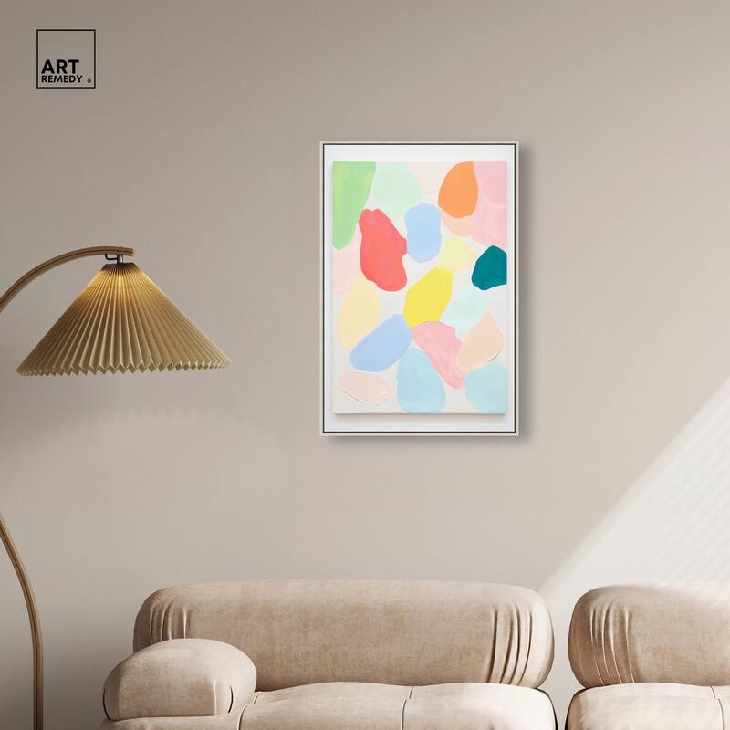 Sorbet Smudges II Canvas by Art Remedy
