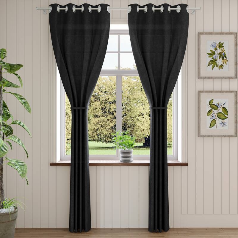 Corvus Gambia Sunbrella Outdoor Window Curtain (1 Panel)
