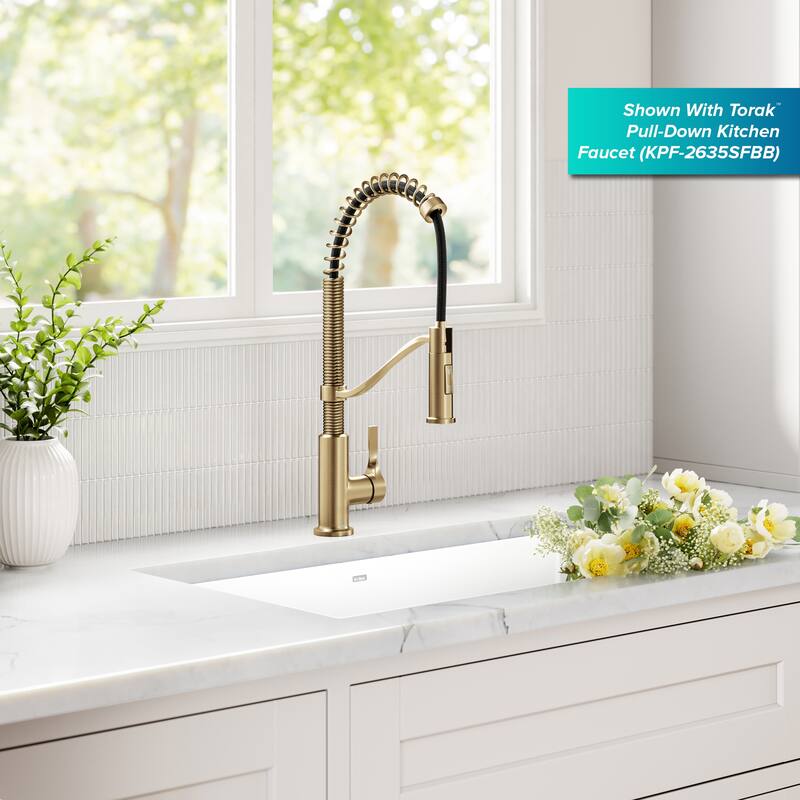 KRAUS Forteza Granite 32 inch 1-Bowl Undermount Kitchen Sink