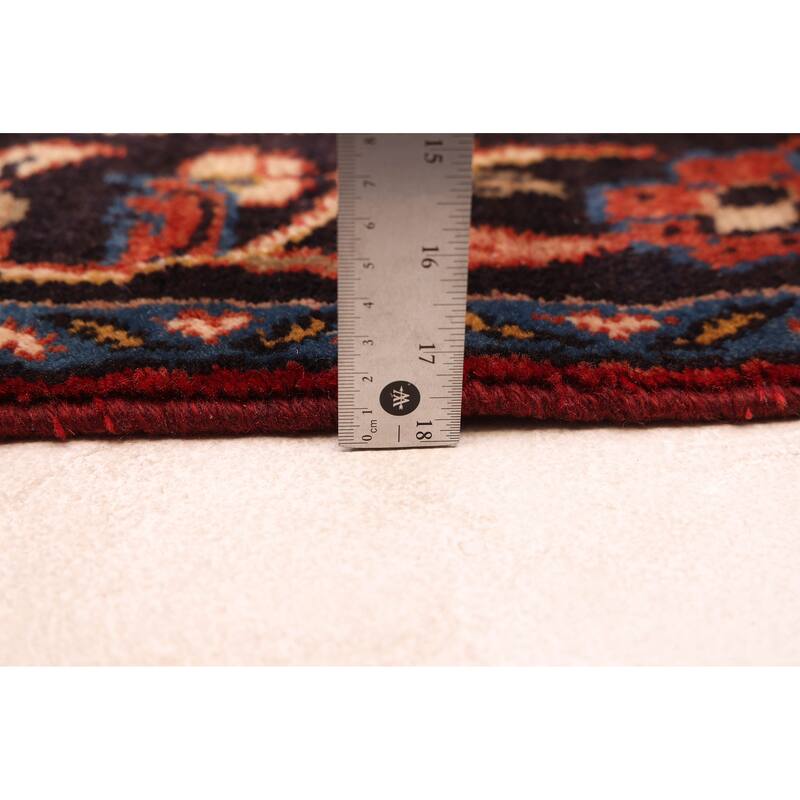 ECARPETGALLERY Hand-knotted Andelz Red Wool Rug - 3'2 x 11'3