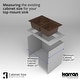 preview thumbnail 14 of 48, Top Mount 33-inch Large/Small Bowl Quartz Kitchen Sink - 33" x 22" x 9"