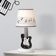 preview thumbnail 6 of 5, Lambs & Ivy Rock Star Guitar Lamp with White Musical Notes Shade & Bulb