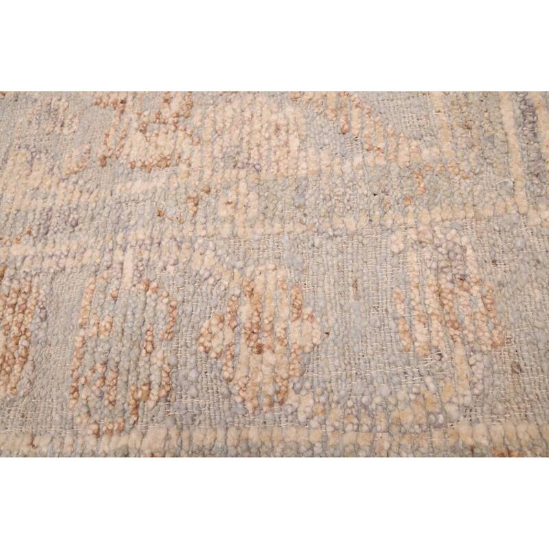 ECARPETGALLERY Hand-knotted Looma Light Denim Blue Wool Rug - 8'3 x 9'10