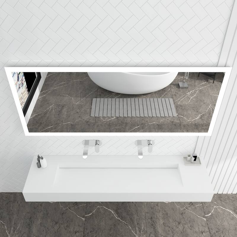 Sabrina Modern LED Bathroom Vanity Mirror