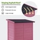 preview thumbnail 10 of 43, Mcombo Outdoor Wood Storage Cabinet, Small Size Garden Wooden Tool Shed with Double doors, Outside Tools Cabinet 0985CR