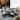 7-Piece Aluminum Dining Set - Rectangular Table with 4 Chairs and 2 Swivel Rockers, Ember Black - 70" D x 40" W x 28.74" H