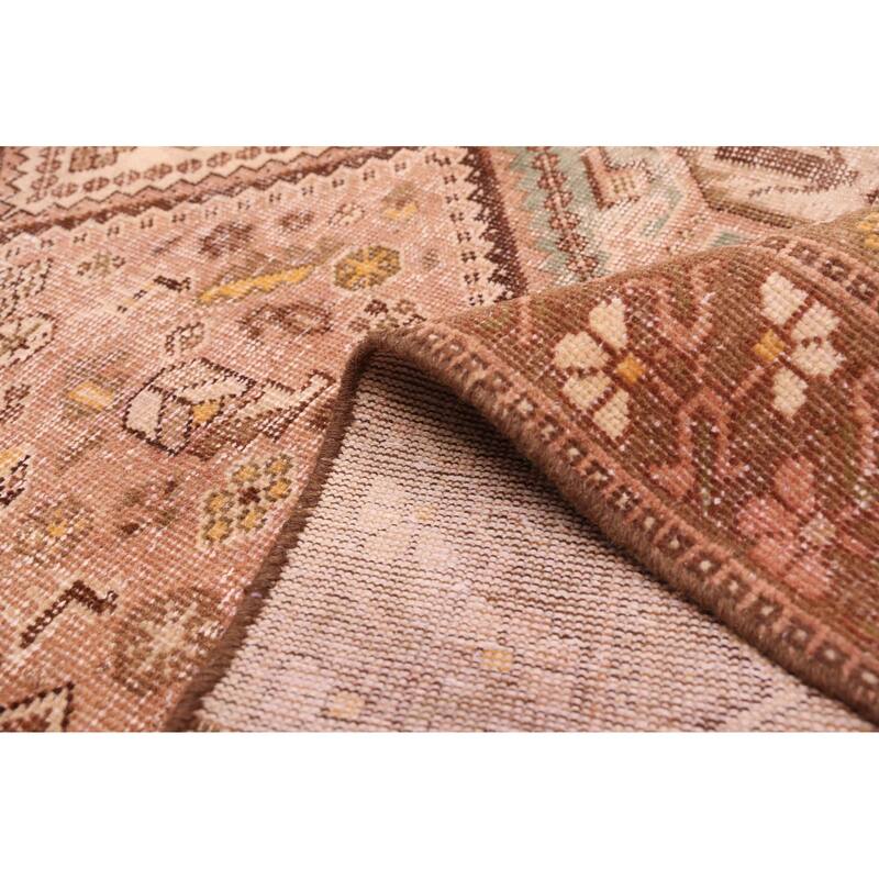 ECARPETGALLERY Hand-knotted Antalya Vintage Tan Wool Rug - 5'3 x 9'11