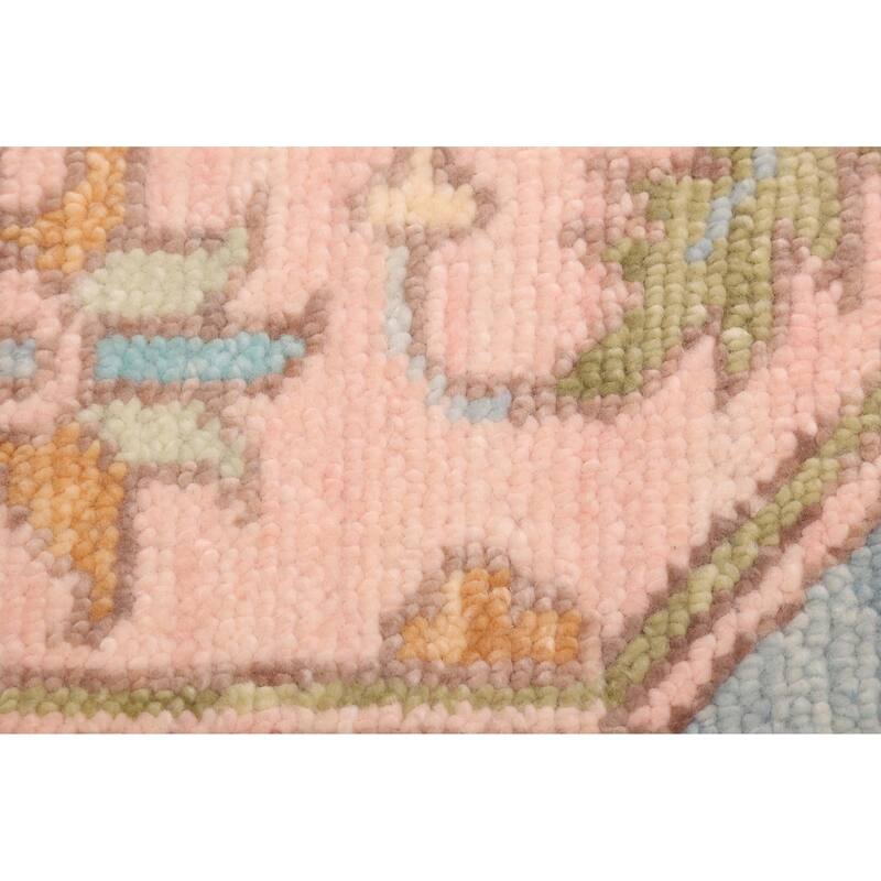 ECARPETGALLERY Hand-knotted Jules Serapi Pink Wool Rug - 9'0 x 12'3
