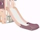 preview thumbnail 14 of 37, 7-in-1 Toddler Slide Set - Spaceship Playset with Slide, Arch Tunnel, Basketball Hoop, and Toy Storage