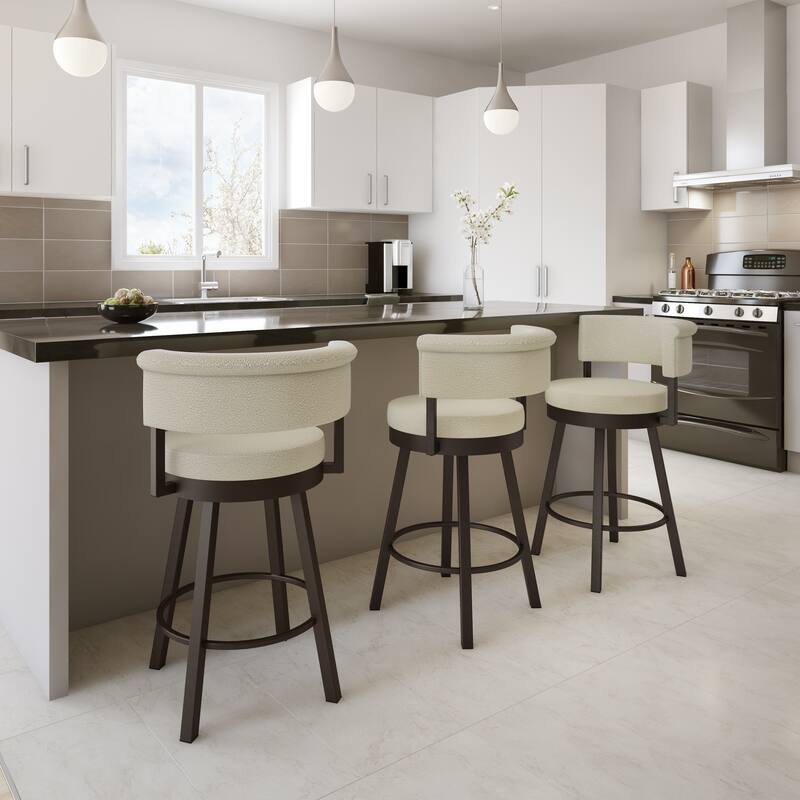 Amisco Rosco Swivel Counter Stool