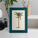 preview thumbnail 47 of 137, UA CH British Palms III -Framed Print w/glass-Cherry Red