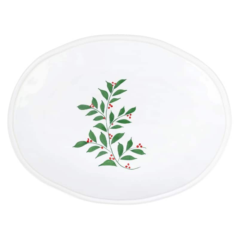 viva by VIETRI Aria Holiday Oval Platter