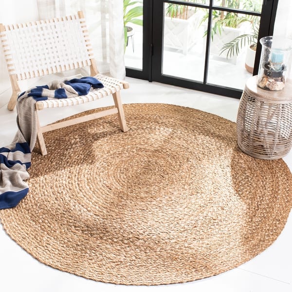 SAFAVIEH Handmade Natural Fiber Hilkaa Casual Solid Jute Rug