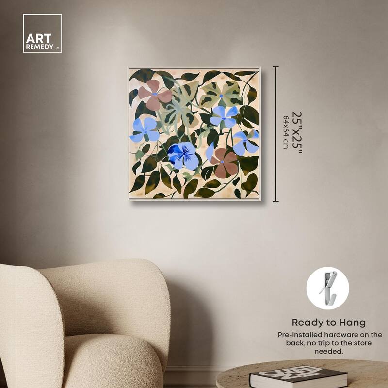 Rhythmic Blooms Canvas by Art Remedy