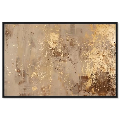 Gilded Dust Canvas by Art Remedy