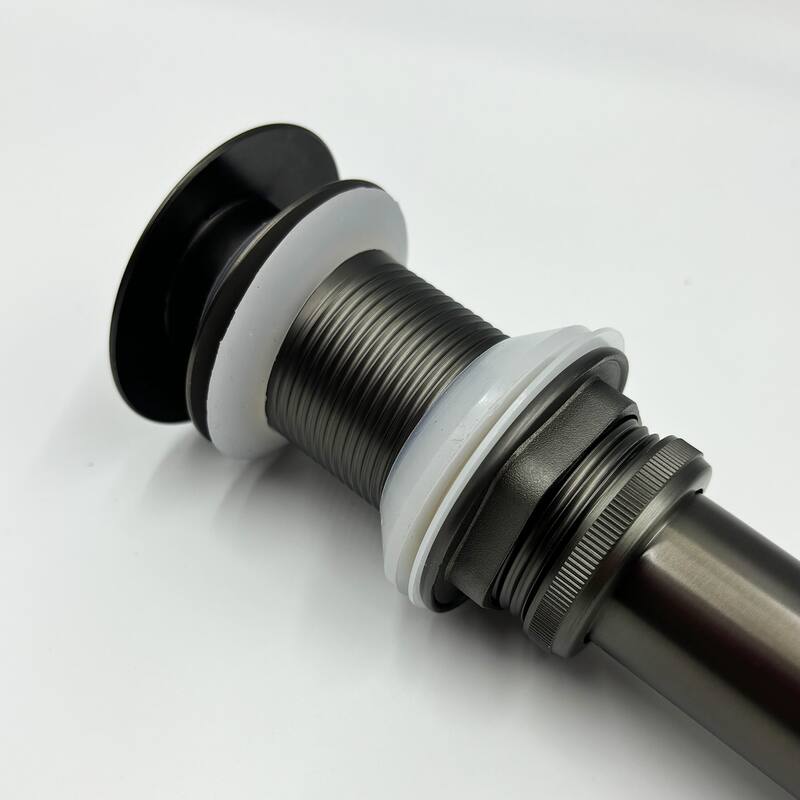2 Pcs Bathroom Sink Drain Without Overflow, Vessel Sink Lavatory Vanity Pop Up Drain Stopper,304 Stainless Steel