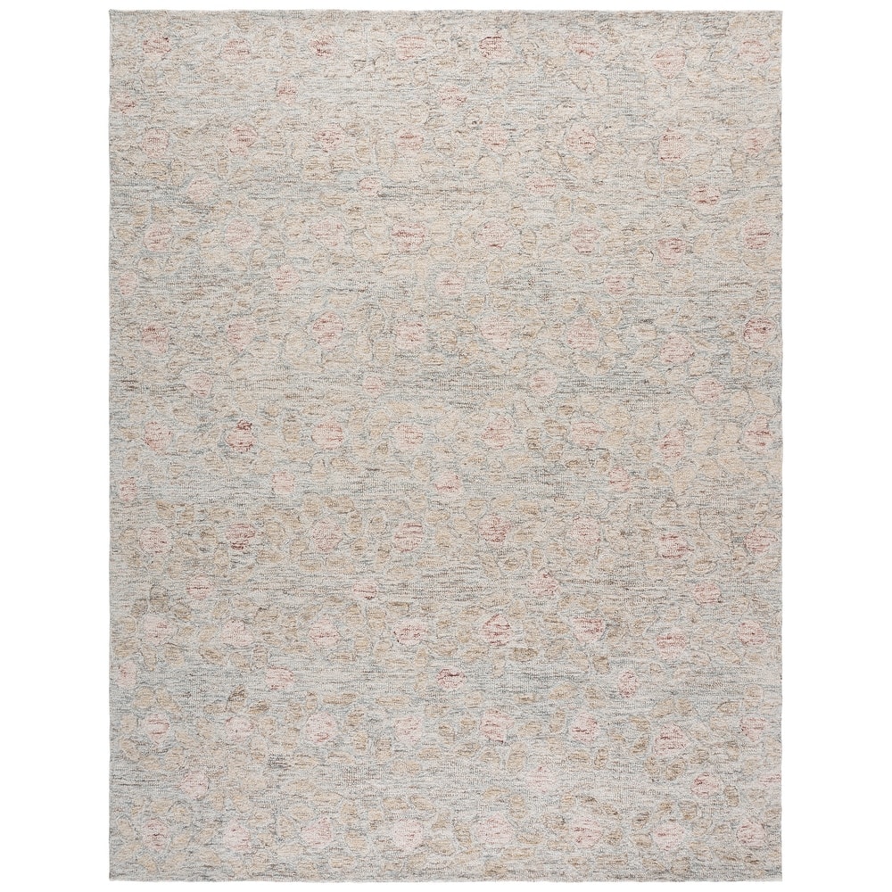 SAFAVIEH Handmade Ebony Shizue Wool Rug