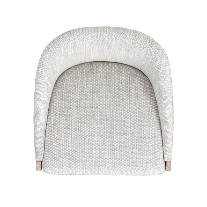 Coastal Curved Back Upholstered Counter Stool