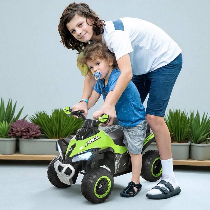 Kids Ride-On Push Car, Foot-to-Floor Sliding Car with Music, Lights, and Wear-Resistant Wheels for Ages 1.5-3