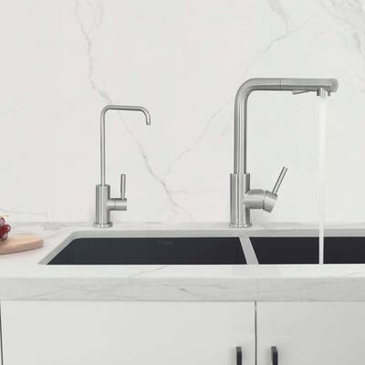 Single Handle Pull Down Kitchen Faucet with Cold Water Tap
