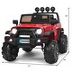 preview thumbnail 6 of 21, Costway 12V Kids Ride On Truck RC Car w/ LED Lights Music Trunk