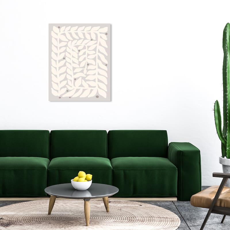 Wynwood Studio Canvas Holiday and Seasonal Winter Plants Decorative White Modern & Contemporary Wall Art Canvas Print - 30 x 36