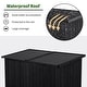 preview thumbnail 4 of 7, MCombo Large Outdoor Storage Cabinet Shed with Lock (46.9" x 22.4" x 66") , Wooden 1911 - 46.9" x 22.4" x 66"