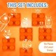 preview thumbnail 3 of 4, Strictly Briks Classic Bricks Kit, Orange, 144 Pieces, Compatible with Major Brick Brands