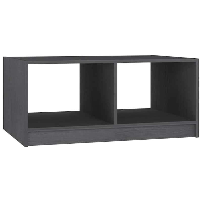 vidaXL Solid Pinewood Coffee Table 29.5"x13.2" Couch End Table Multi Colors - 29.5" x 19.7" x 13.2"