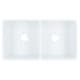 preview thumbnail 6 of 4, SAFAVIEH Farmhouse Double Bowl Kitchen Sink, 33" x 18" Ceramic - 33" W x 18" D x 16" H